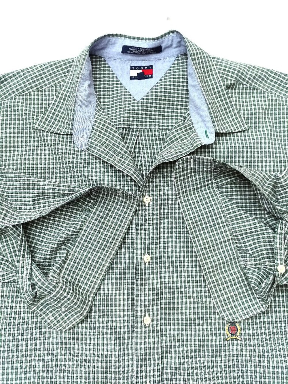 TOMMY HILFIGER Men's Button-Down Shirt. Plus Size 3XLT - Picture 5 of 8